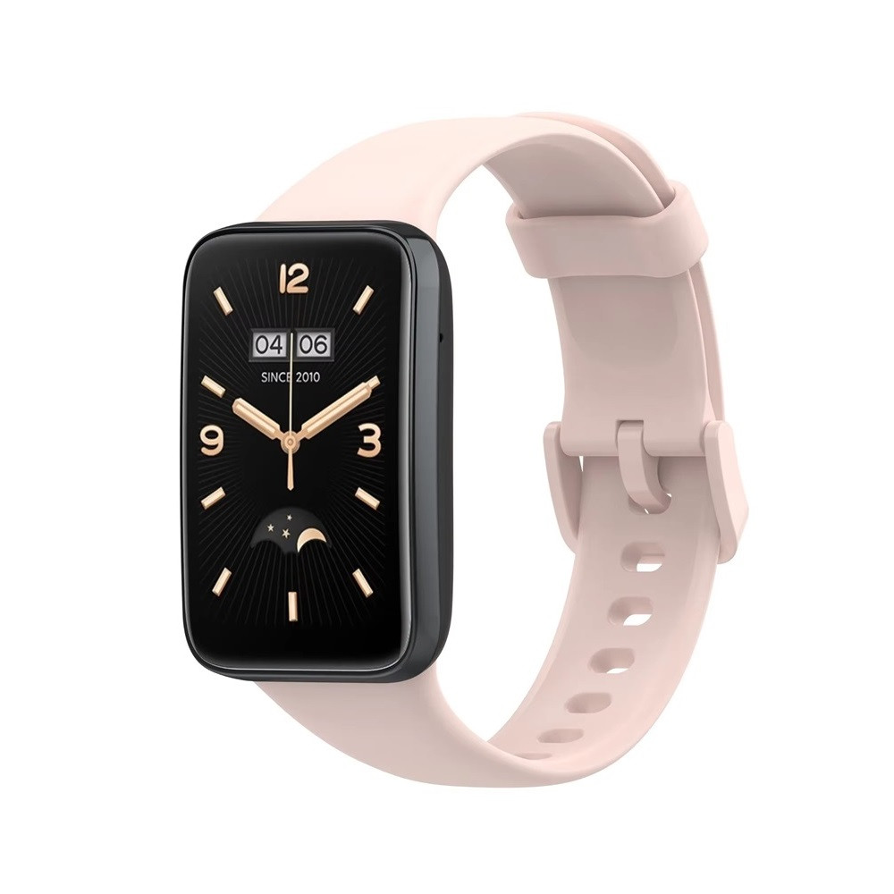 Силіконовий ремінець для Xiaomi Mi Smart Band 7 Pro Pale pink, фото 1