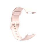 Силіконовий ремінець для Xiaomi Mi Smart Band 7 Pro Pale pink, фото 4