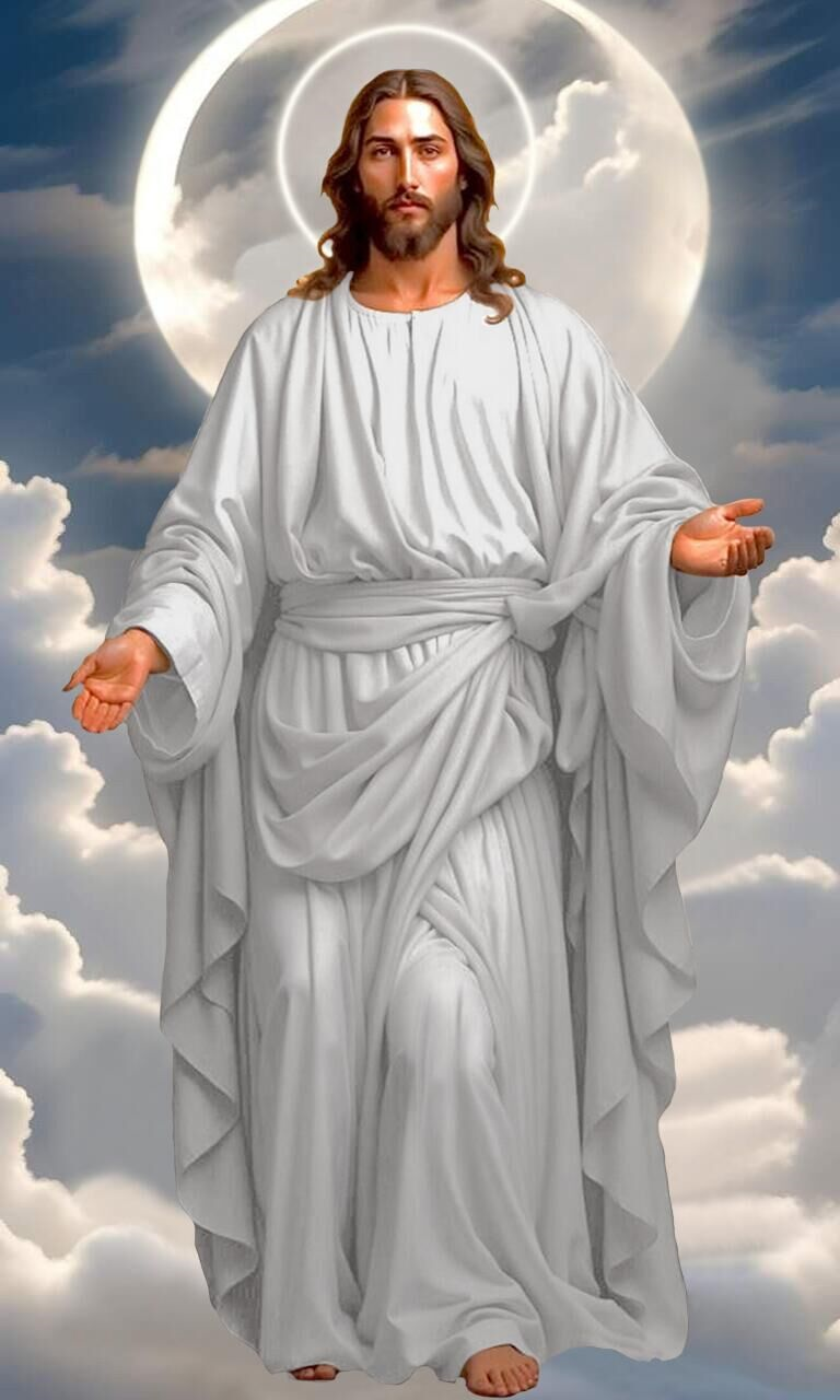 Алмазна мозаїка 40x70 "Ісус в небесних висотах" SS818, фото 1