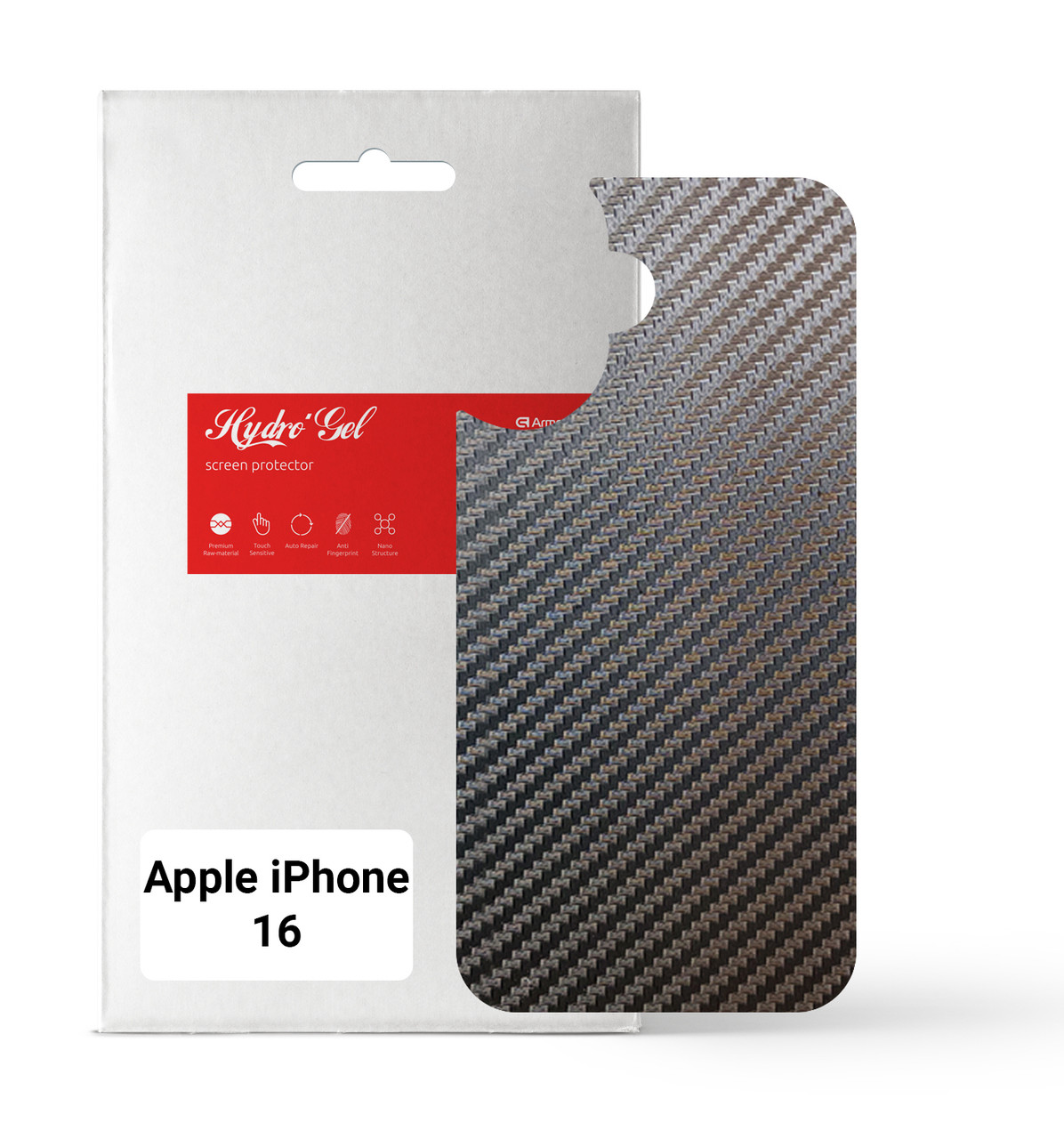 Гідрогелева плівка на задню панель ArmorStandart для Apple iPhone 16 Carbone (ARM79601)