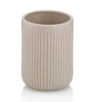 Стакан для зубних щіток Kela Adele 10х7,5 см сірий