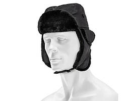 Шапка вушанка Mil-Tec ma1- чорна 12105002