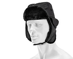 Шапка вушанка Mil-Tec ma1- чорна 12105002 - розмір XL - 62