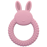 Силіконовий сенсорний гризунець зайка Рожевий рум'янець