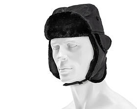 Шапка вушанка Mil-Tec ma1- чорна 12105002