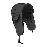 Шапка Mil-Tec ma1 вушанка чорна 12105002 - розмір 2XL - 64, фото 7