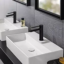 Змішувач для раковини FRAP F1067-6, чорний, фото 2