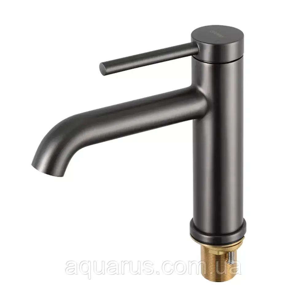 Змішувач для раковини GAPPO G1006-9, збройова сталь