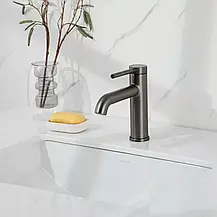 Змішувач для раковини GAPPO G1006-9, збройова сталь, фото 2