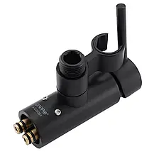 Гігієнічний душ з вбудованим монтажем GAPPO G7206-6, латунь, чорний, фото 4