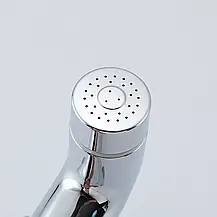 Гігієнічний набір FRAP F021 (лійка, шланг, кронштейн), хром, фото 5