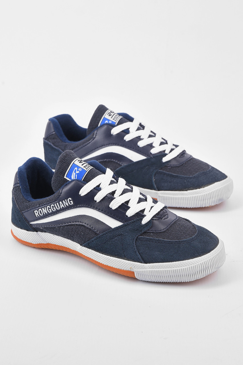 Кеди підліткові текстильні темно-синього кольору 193307T Безкоштовна доставка, фото 1