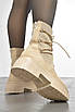 Черевики жіночі демісезонні світло-бежевого кольору 193360T Безкоштовна доставка, фото 3