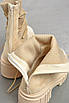 Черевики жіночі демісезонні світло-бежевого кольору 193360T Безкоштовна доставка, фото 4