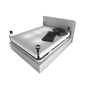Фіксатори рук і ніг для ліжка LOCKINK BDSM Adjustable Bed Restraint Kit (м'ята упаковка!!!) Bomba💣