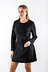 Плаття міні з кашеміру чорне 83081 (2000000137827), фото 2