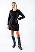 Плаття міні з кашеміру чорне 83081 (2000000137827), фото 5