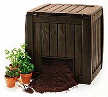 Садовий компостер з підставкою 340 л Deco Composter Keter коричневий, фото 6