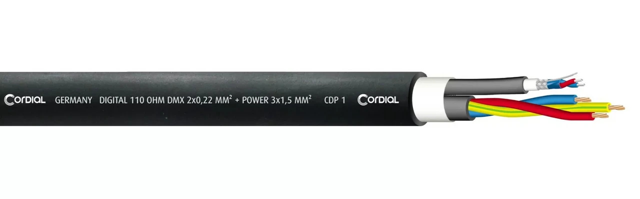 Кабель Cordial CDP 1 Black 500, фото 1