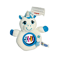 Брязкальце плюшеве "Єдиноріжка" блакитний (A8175-81) LimoToy