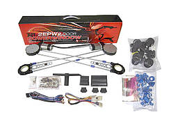 Популярний! Склопідіймач TIGER (червоний) + 3 кнопки (комплект.) - Найкраща якість тільки на Nukleon.com.ua