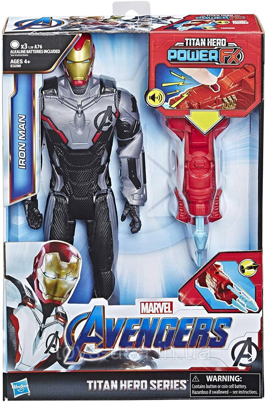 Іграшка Hasbro Залізна людина Месники Фінал — Iron Man, Titan Hero Power FX, Avengers Endgame (E3298)