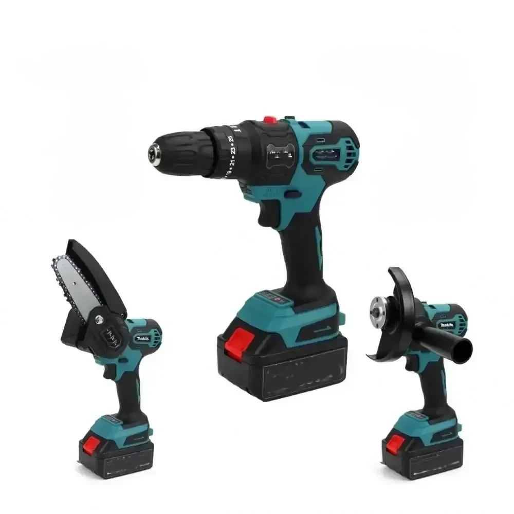 Набір електроінструменту MAVITA 3в1 — Шурупокрут, Пила, Болгарка 5000 mAh, фото 1