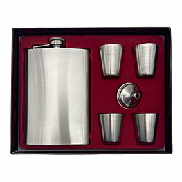 Набір фляга з чарками та лійкою для віскі та коньяку. - оригінал