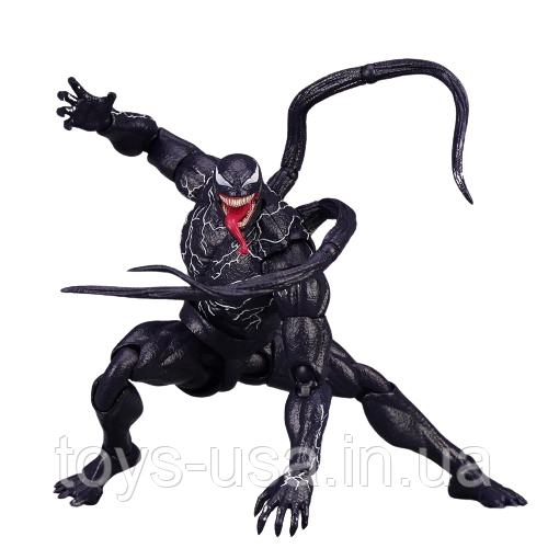 Екшн фігурка Marvel Веном із безліччю аксесуарів, 19 см — Venom, Marvel, фото 1
