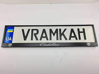 Номерна рамка для авто Cadillac V2 black