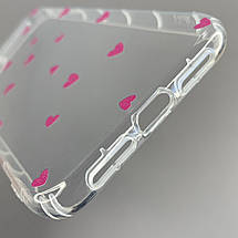 Чохол для Apple iPhone 11 чохол із рожевими сердечками на телефон айфон 11 прозорий a01f, фото 3