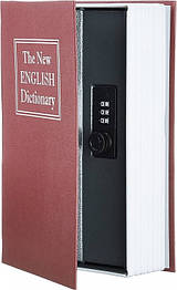 Книга сейф словник із кодовим замком червона 18 см — оригінал