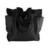 Еко-сумка з бавовни для покупок "UltraBag" (50х38х14 см.) 240 г/кв.м чорна, фото 6