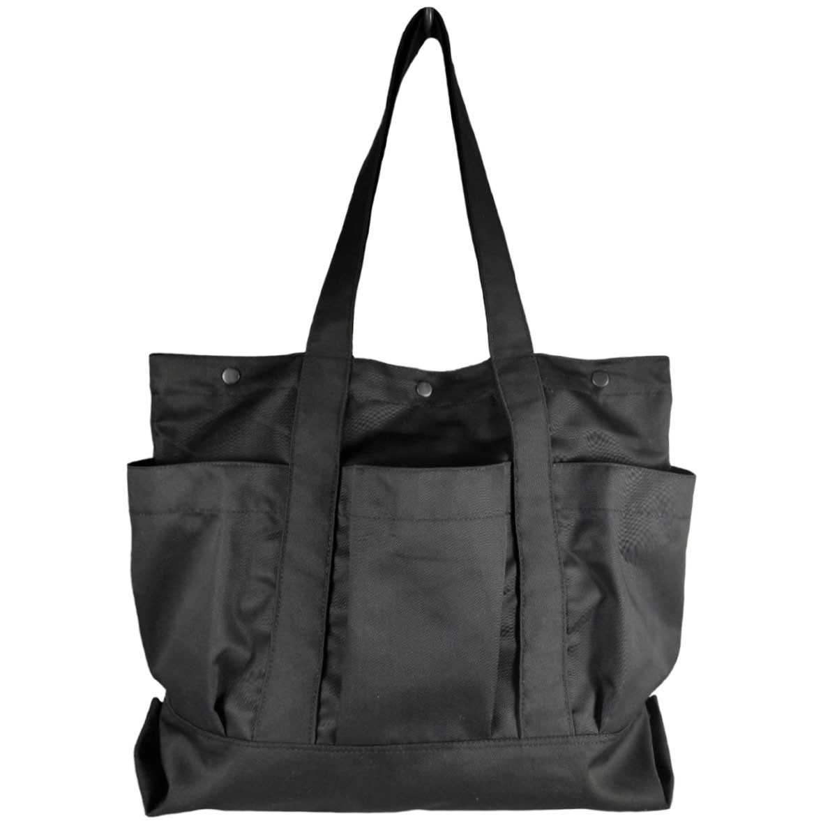 Еко-сумка з бавовни для покупок "UltraBag" (50х38х14 см.) 240 г/кв.м чорна, фото 1