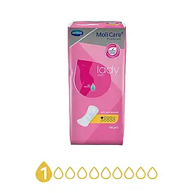 Прокладки урологічні MoliCare® Premium lady pad 1 крапля 14шт/уп.