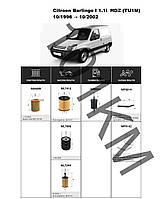 Комплект фільтрів Citroen Berlingo I 1.1i (1996-2002) WIX