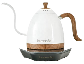 Чайник Brewista 1000 ml Black/White Wood Білий