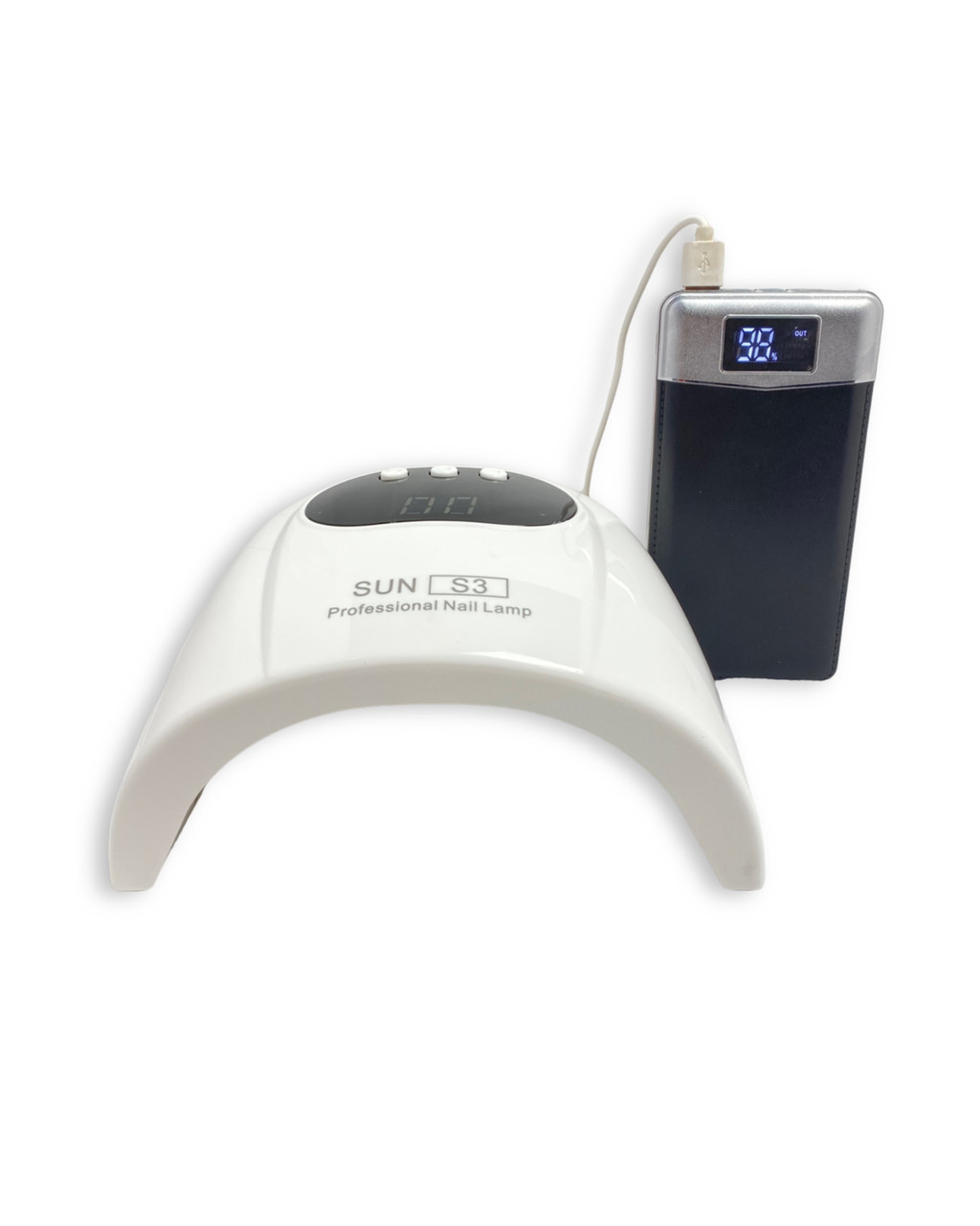 Лампа для манікюру САН, лампа для гель лаку SUN S3 LED\UV 88 Вт потужна манікюрна лампа, фото 1