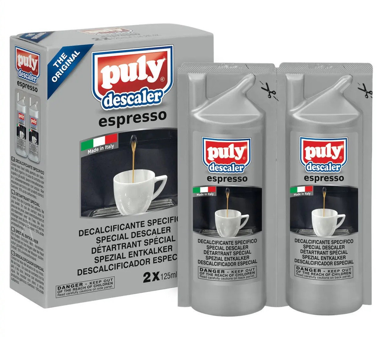 Засіб для чищення домашніх кавоварок Puly Cleaner Descaler Crystals, фото 1