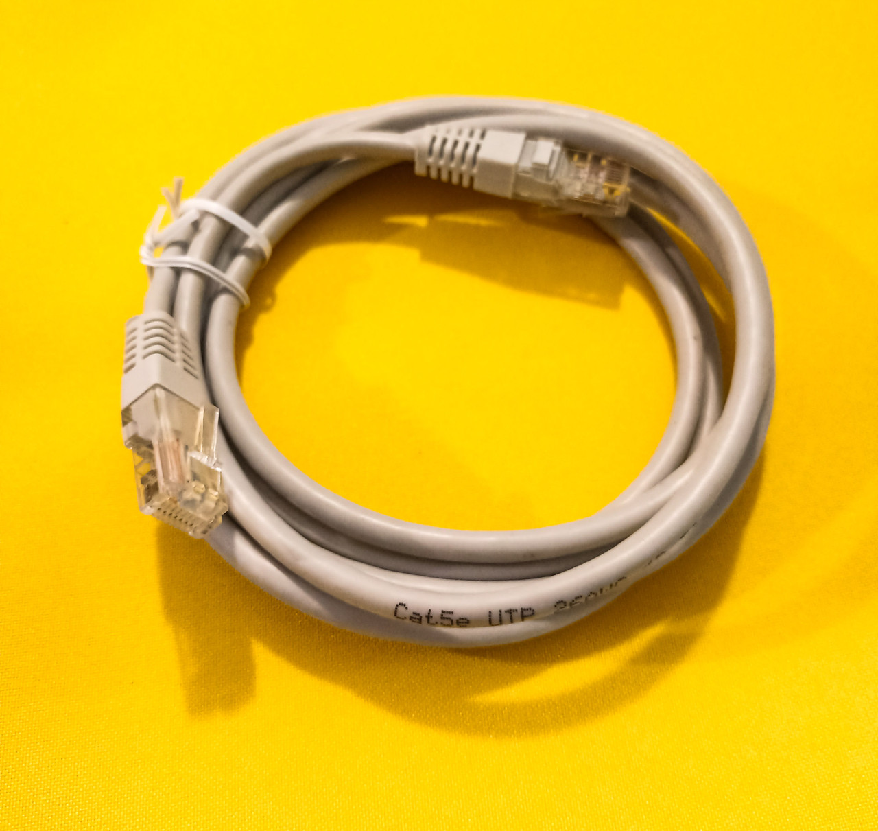 Мережевий кабель вита пара UTP CAT 5E, RJ45 2м, фото 1