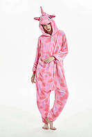 Кигуруми для девочки, единорог 140 см, розовый