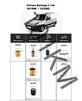 Комплект фільтрів Citroen Berlingo I 1.4i (1996-2002) WIX