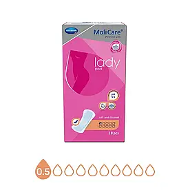 Прокладки урологічні MoliCare® Premium lady pad 0.5 краплі 28шт/уп.