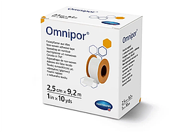 Пластир фіксуючий Omnipor 2,5 см х 9,2 м на паперовій основі