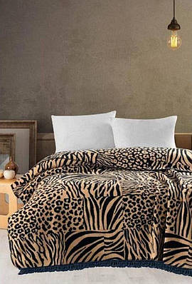 Плед бавовна Vefa Wild леопард 200х220см