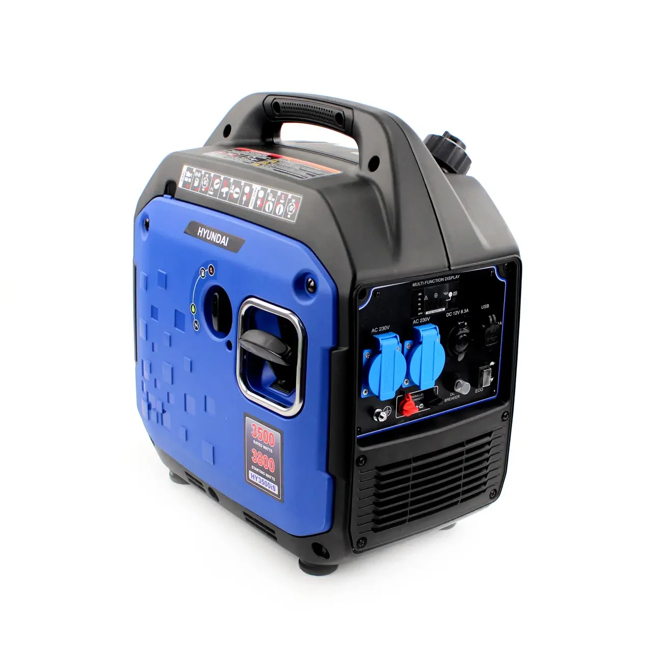 Інверторний бензиновий генератор HYUNDAI HY3500iS (3.5/3.8 кВт), з мідною обвиткою