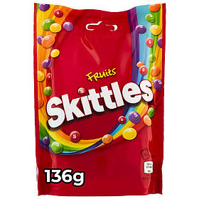 Драже Skittles Fruits Червоне фруктове 136г