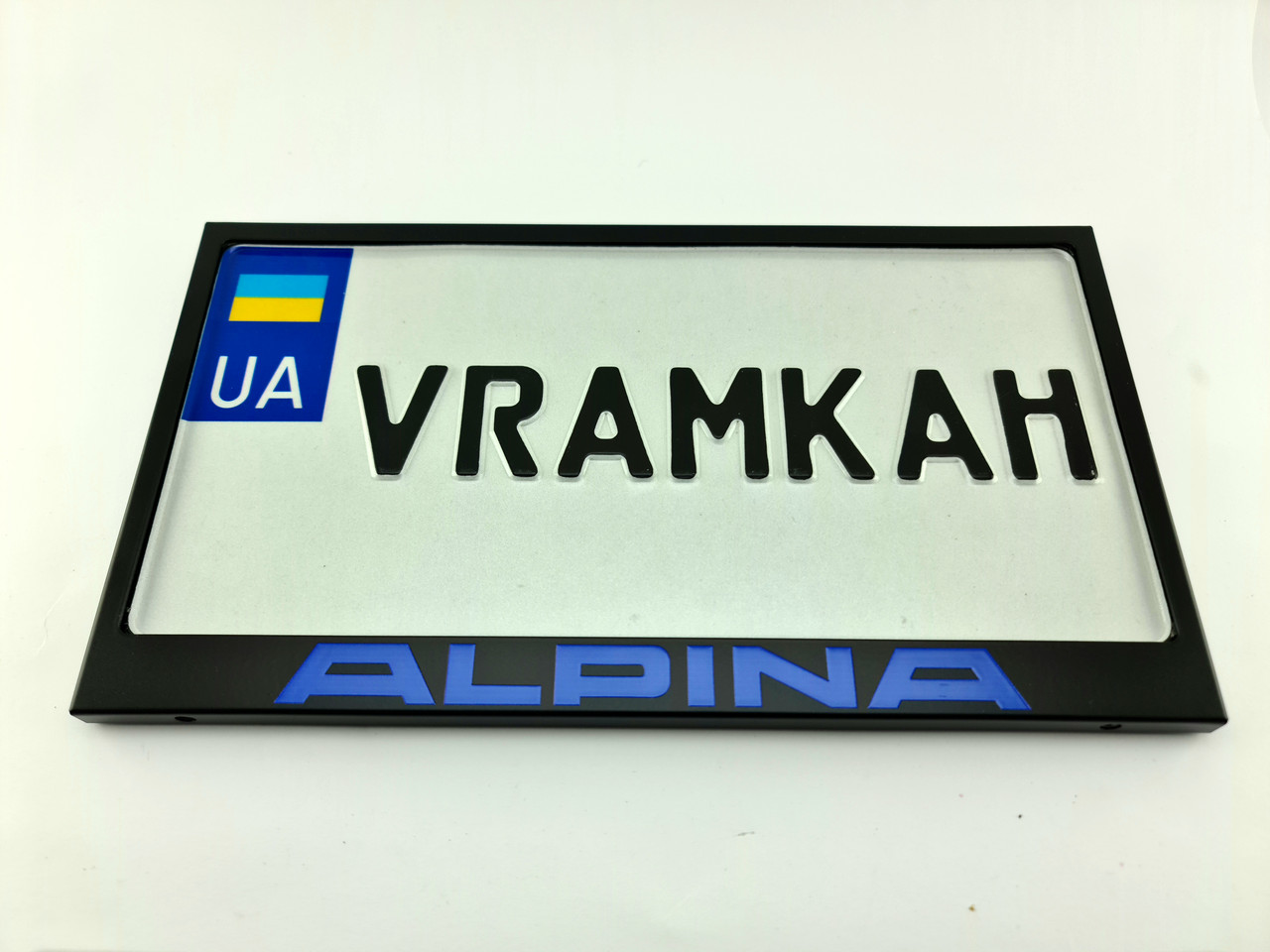 Номерна рамка для авто Alpina black, рамка під американський номер