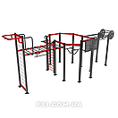 Спортивний комплекс для воркаута W2254 (спортивний майданчик для street workout, вуличні тренажери), фото 3