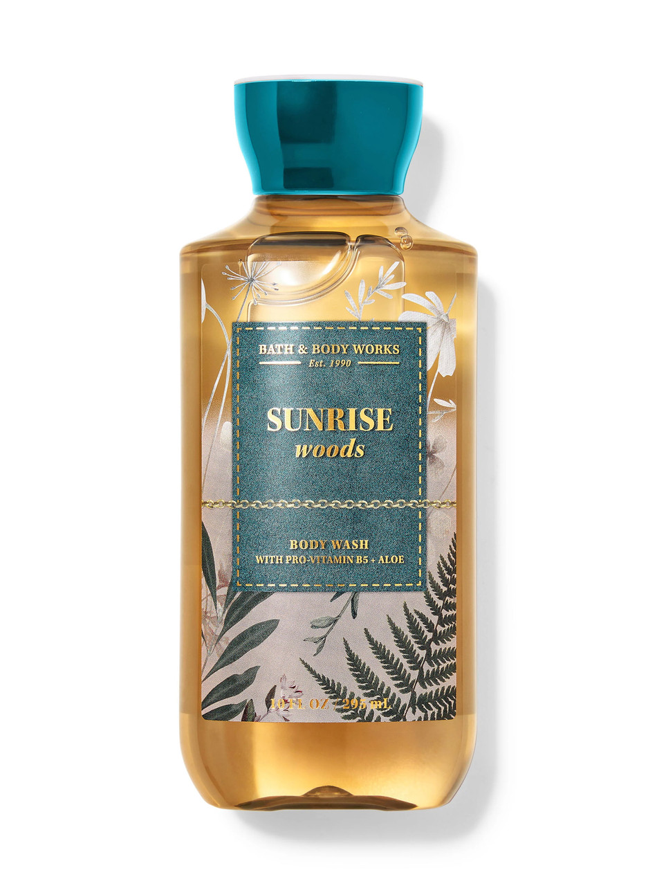 Жіночий парфумований гель для душу Bath and Body Works Sunrise Woods Body Wash 295 мл